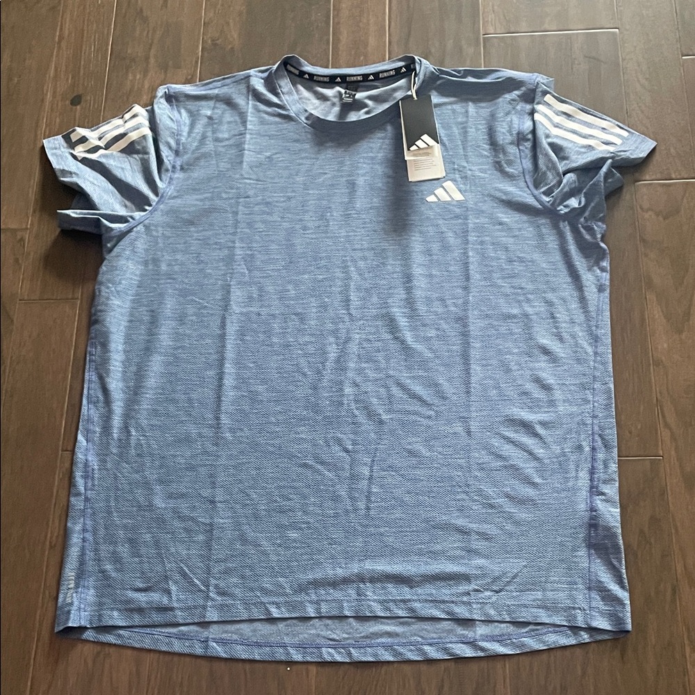 Adidas OTR B Men's Light Blue Short Sleeve Tee
